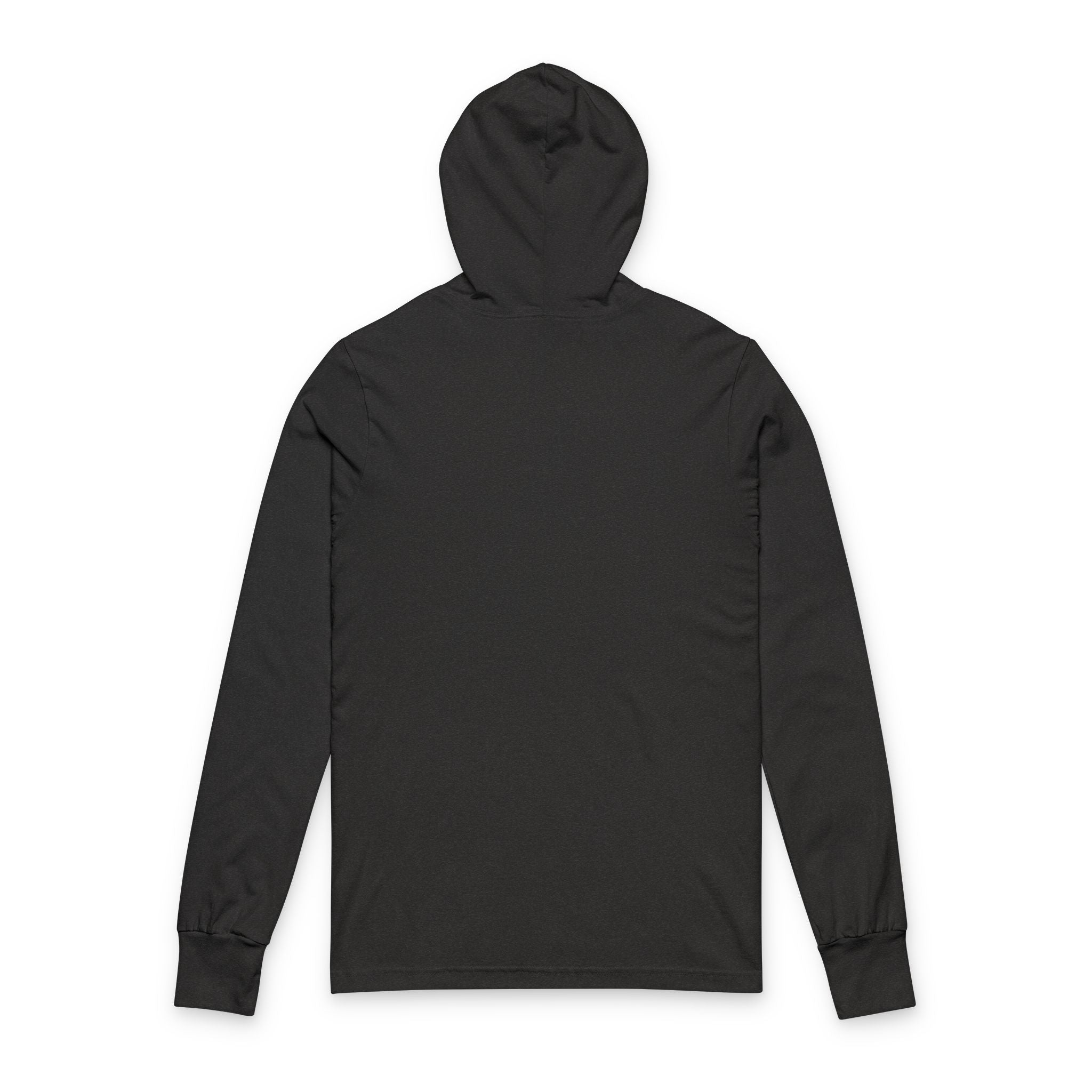 MBSS Corby Hooded Long Sleeve Tee — Minimal Chest Logo Long-Sleeve Hoodie Tee