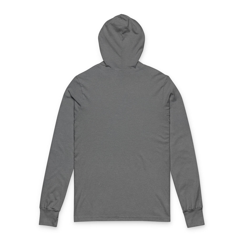 MBSS Corby Hooded Long Sleeve Tee — Minimal Chest Logo Long-Sleeve Hoodie Tee