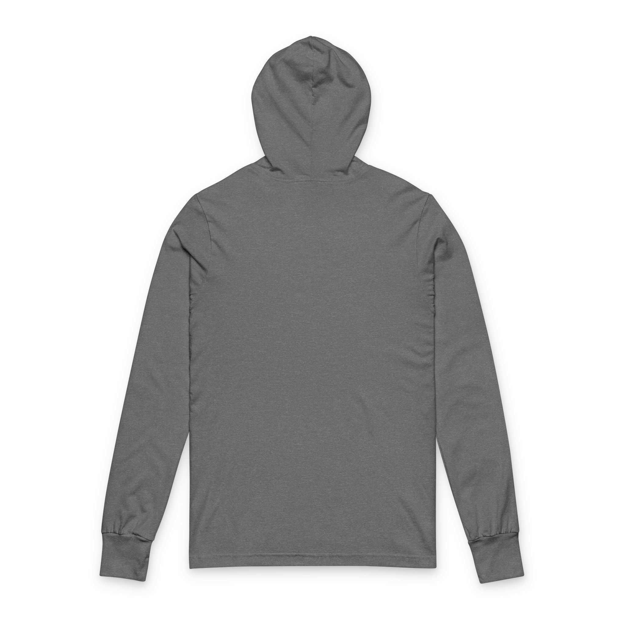 MBSS Corby Hooded Long Sleeve Tee — Minimal Chest Logo Long-Sleeve Hoodie Tee