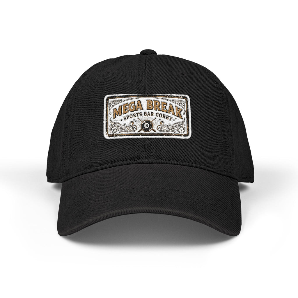 Vintage Patch Denim Hat — 'Mucho Break' Embroidered Baseball Cap