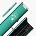Baize Master Prestige 1 Piece 3 Slot Luxury Metal Cue Case - Holds 2 x 1 Piece Cues
