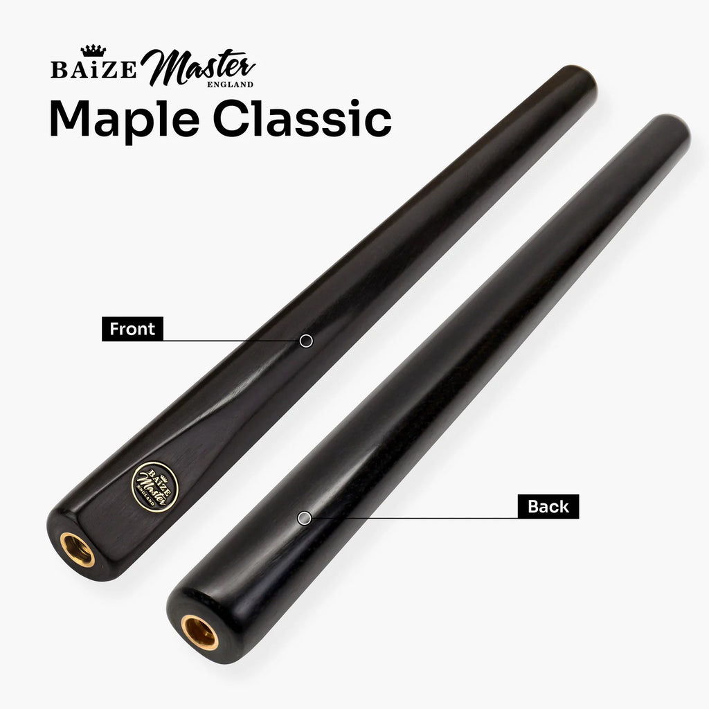 Baize Master Maple Classic ¾ Joint English Pool Cue with Maple Shaft and 8.5mm Pro Impact Tip