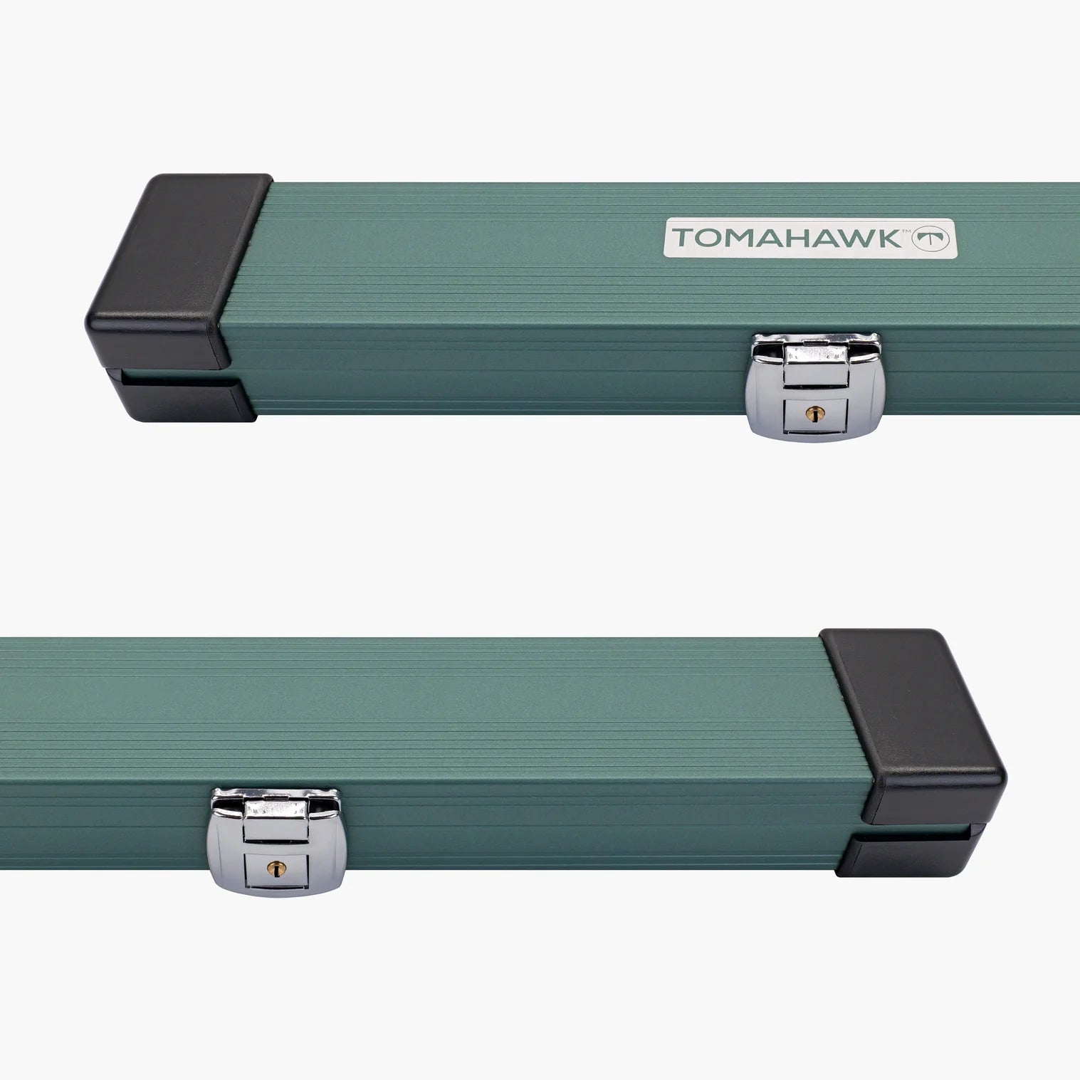Tomahawk One Piece Aluminium Snooker Pool Cue Case – Holds 2x One Piece Cues