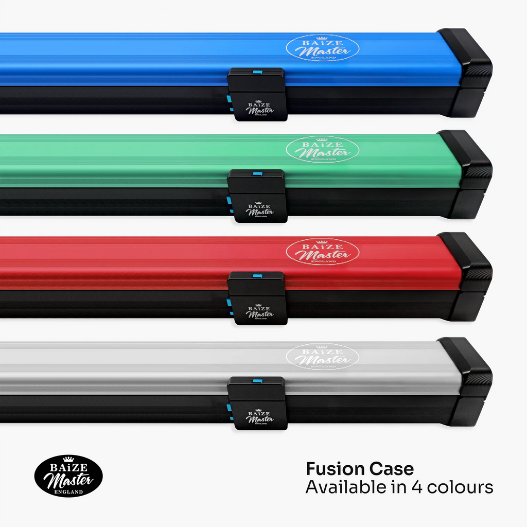 Baize Master Fusion One Piece 2 Slot Luxury Aluminium Cue Case with Trigger™ Lock – Holds 2 x One Piece Cues