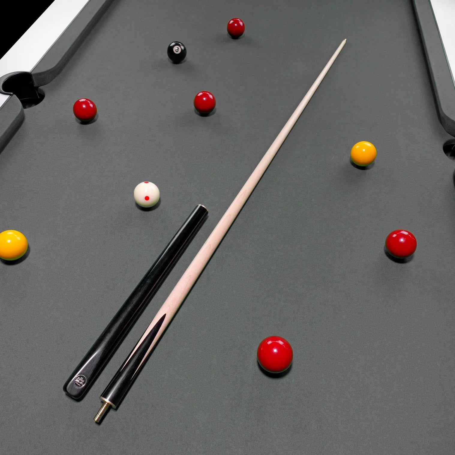 Baize Master Maple Classic ¾ Joint English Pool Cue with Maple Shaft and 8.5mm Pro Impact Tip