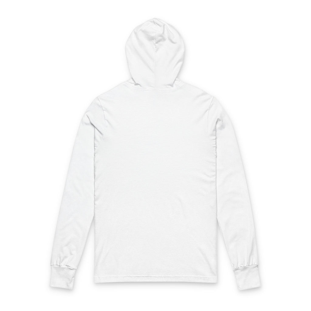MBSS Corby Hooded Long Sleeve Tee — Minimal Chest Logo Long-Sleeve Hoodie Tee