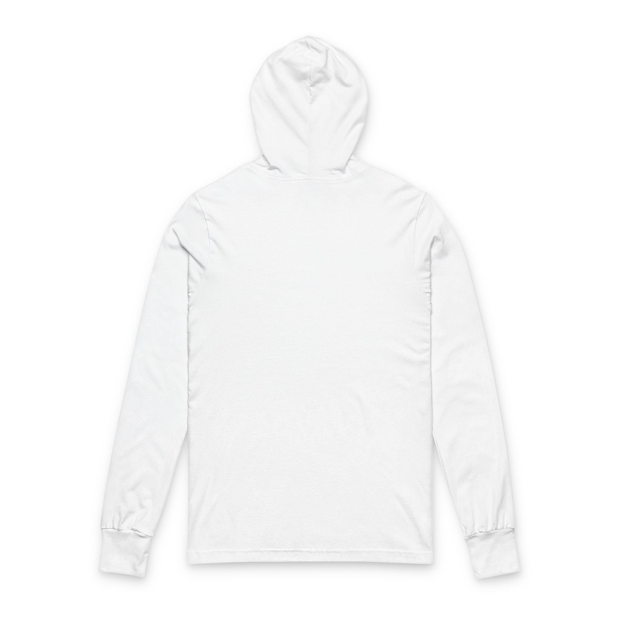 MBSS Corby Hooded Long Sleeve Tee — Minimal Chest Logo Long-Sleeve Hoodie Tee