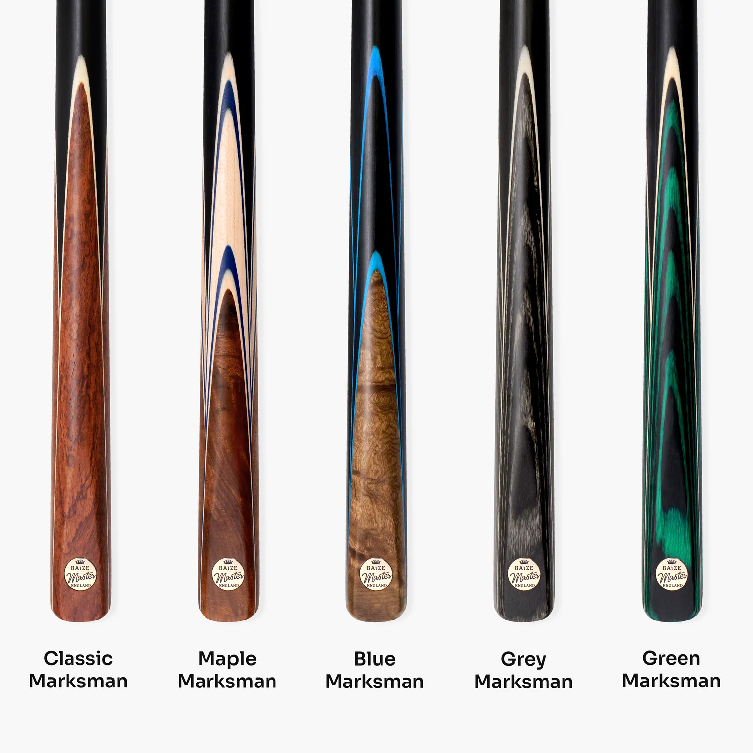 Baize Master Gold Series MARKSMAN English Pool Cue - 8.5mm Tip
