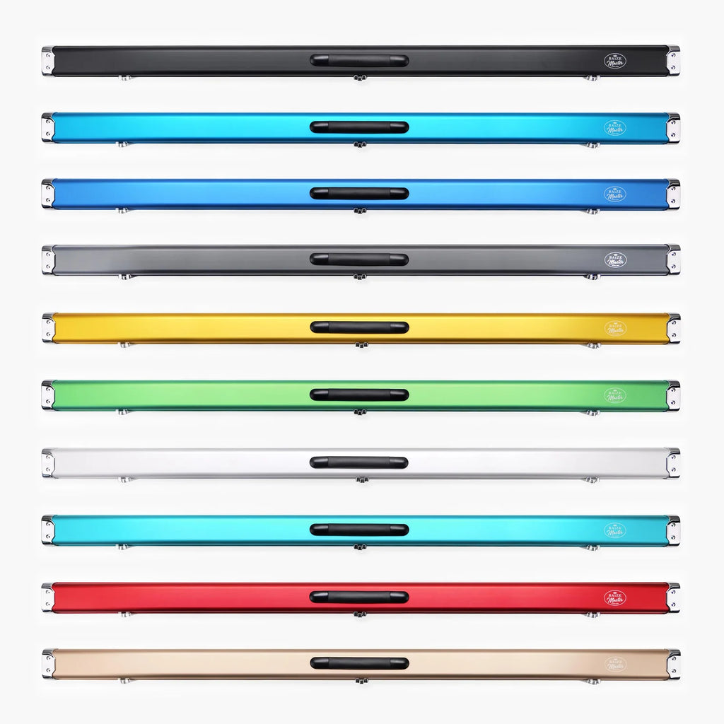 Baize Master SATIN LINE 1pc Luxury Aluminium Cue Case - Holds 2 x 1pc Cues