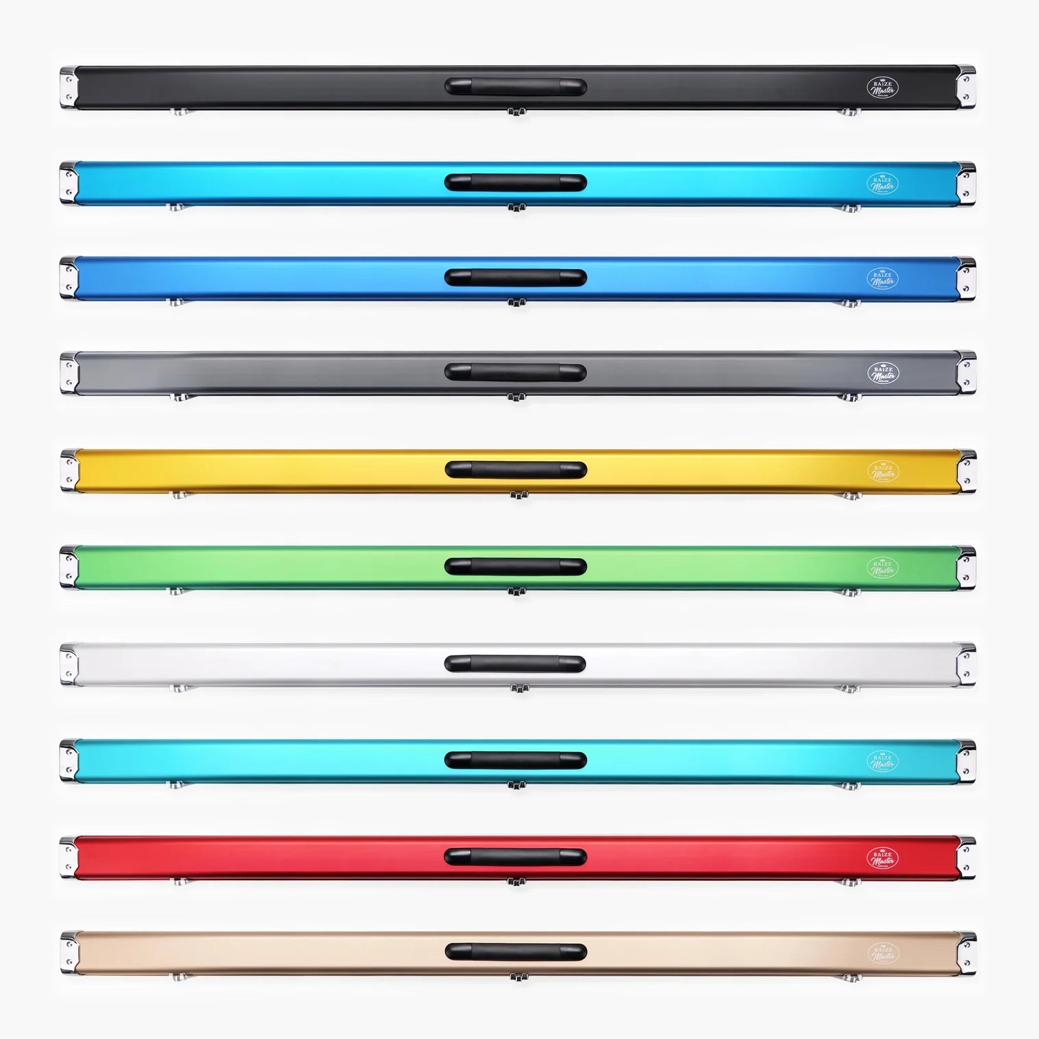 Baize Master SATIN LINE 1pc Luxury Aluminium Cue Case - Holds 2 x 1pc Cues