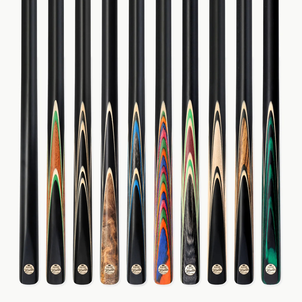 Baize Master Gold Series Marksman 3/4 Joint English Pool Cue with 8.5mm Baize Master Pro Impact Hybrid Tip