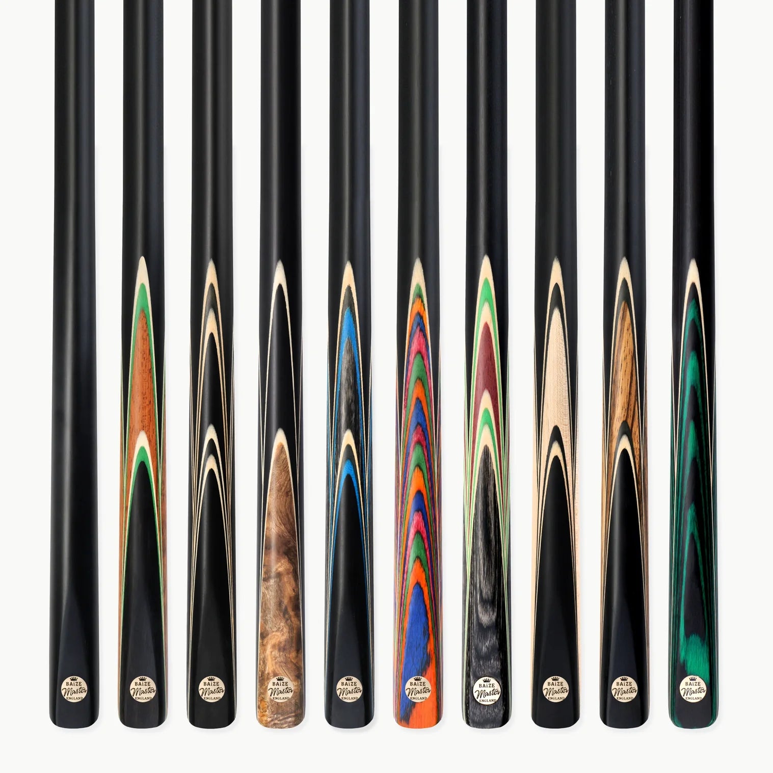 Baize Master Gold Series Marksman 3/4 Joint English Pool Cue with 8.5mm Baize Master Pro Impact Hybrid Tip