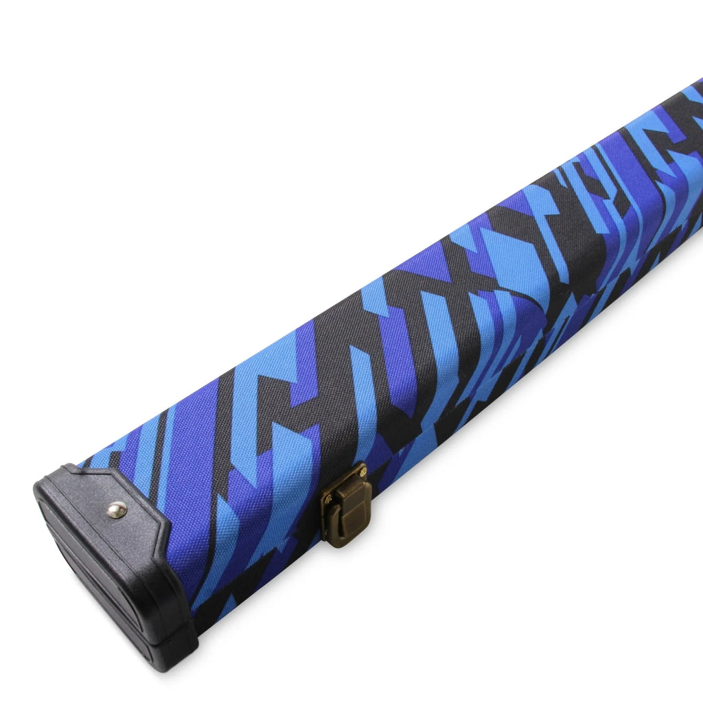 POSTMODERN 1pc Hard Snooker Pool Cue Case with Tough Plastic Ends - Holds 2 Cues - Various Colours