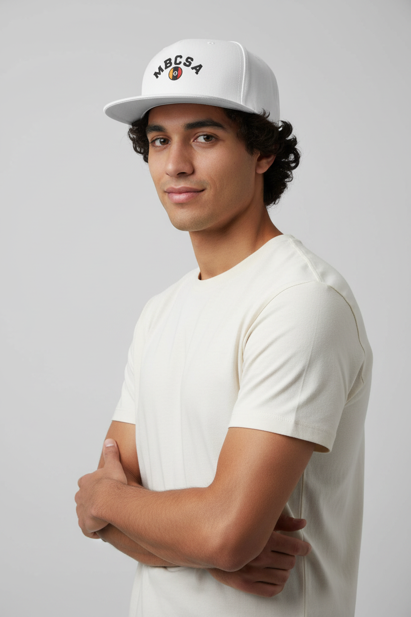MBCSA White Snapback - Modelled