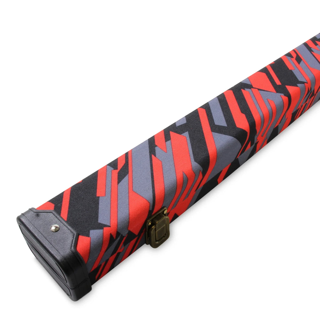 POSTMODERN 1pc Hard Snooker Pool Cue Case with Tough Plastic Ends - Holds 2 Cues - Various Colours
